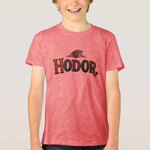 Hodor. Grappig Minimaal Quote T-Shirt