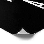 Hoe A-bao Een kaas Grappig eten Pun Donker BG Poster (Hoek)