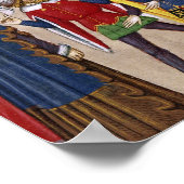 Hoe Alexander de Grote Gemonteerde Bucephalus Poster (Hoek)