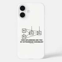 Hoe beïnvloed bent u door externe variabelen?