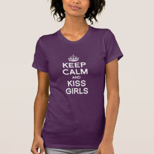 HOE BEWAART U KALM EN KISS GIRLS T-SHIRT