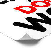 HOE BEWAART U KALM EN ZORGT U NIET? POSTER (Hoek)