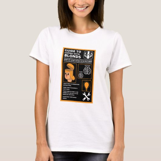 Hoe blonden te begrijpen t-shirt (Voorkant)