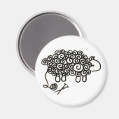 Hoe breiers schapen magneet zien (Voorkant / Achterkant)