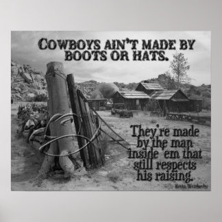 Hoe cowboys worden gemaakt poster