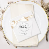 Hoe dan ook bedankt, modern. Rustic Kraft Bedankjes Labels