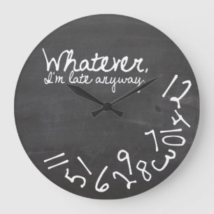 Hoe dan ook, ik ben te laat grote klok