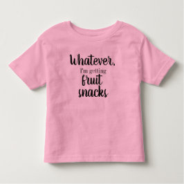 Hoe dan ook, ik krijg T-shirt van fruitsnacks