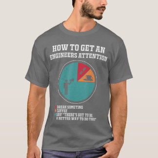 Hoe de aandacht van ingenieurs te krijgen Grappige T-shirt