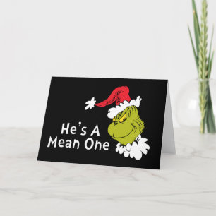 Hoe de Grinch kerst stal Hij is een gemene vent Kaart