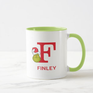 Hoe de Grinch kerst stal Naam & Monogram V Mok