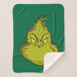 Hoe de Grinch Kerstmis stal Klassieker de Grinch Sherpa Deken
