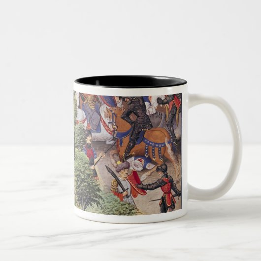 Hoe de hertogin van Aigremont zijn geboorte heeft  Tweekleurige Koffiemok (Rechts)