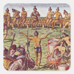 Hoe de inwoners van Florida beslissingen hebben ge Vierkante Sticker