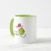 Hoe de knuppel kerstmis ophoudt| Hij is een gemidd Mok (Voorkant links)