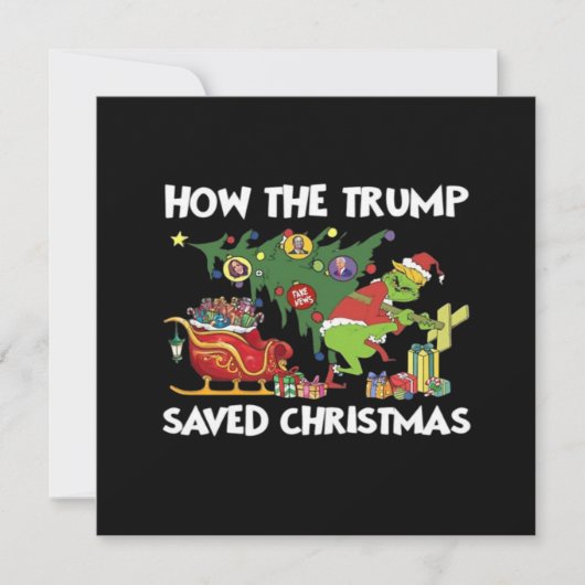 Hoe De Trump Kerstmis redde Kaart (Voorkant)