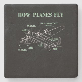 Hoe de vliegtuigen met Funny Aerospace Engineer Pi Stenen Onderzetter