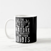 Hoe dichter ik bij de Natuur jaag Koffiemok (Links)