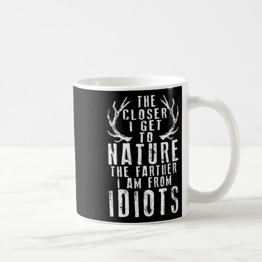 Hoe dichter ik bij de Natuur jaag Koffiemok (Rechts)