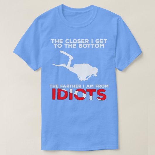 Hoe dichter ik bij het Shirt onder Scuba duiken (Design voorkant)