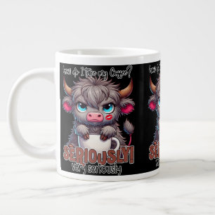 Hoe drink ik mijn koffie? Ernstig heel ernstig Extra Grote Beker