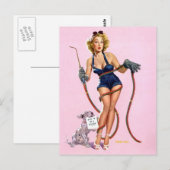 Hoe een  laserpin omhoog te zijn briefkaart (Voorkant / Achterkant)