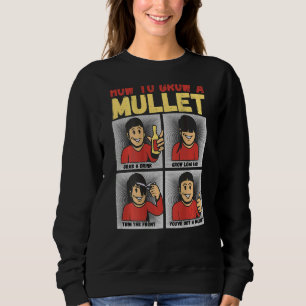 Hoe een mulle te kweken voor mannen mullet op rug trui