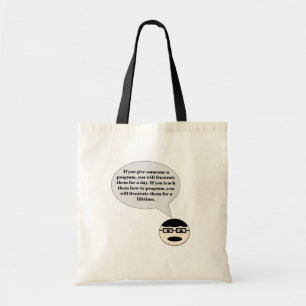 Hoe een programmeertas te buigen tote bag