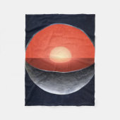 Hoe een rotsachtige planeet vormt. fleece deken (Voorkant)