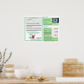 Hoe een Tik-Poster verwijderen voor de bewustwordi Poster (Keuken)