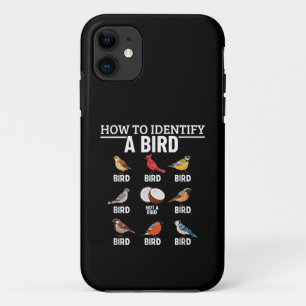 Hoe een vogel te identificeren Grappige vogelspott iPhone 11 Hoesje