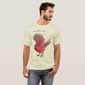 Hoe een vogelgolfkardinaal t-shirt (Voorkant volledig)