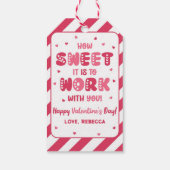 Hoe fijn is het om met je Valentijnse te werken Cadeaulabel (Achterkant)