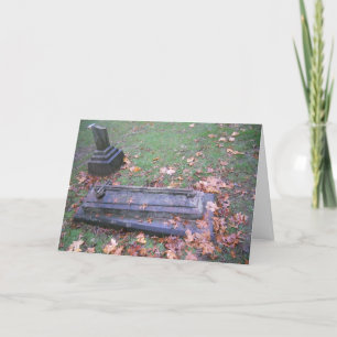 "Hoe ga je de eeuwigheid doorbrengen?" Hallowe’en  Kaart