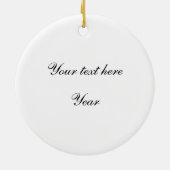 Hoe gaat het? keramisch ornament (Achterkant)