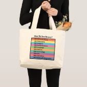 Hoe gaat het met Dewey? Grote Tote Bag (Voorkant (product))