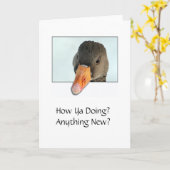 Hoe gaat het met je? Iets nieuws? Kaart (Gele Bloem)