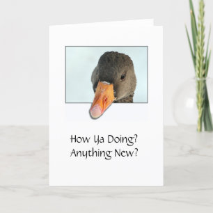 Hoe gaat het met je? Iets nieuws? Kaart