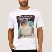 Hoe gaat het met je katachtige? Mannen Hoodie T-shirt (Voorkant)