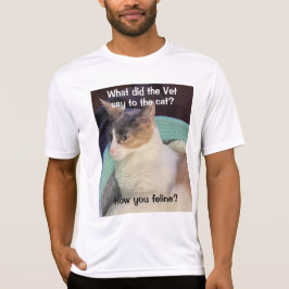 Hoe gaat het met je katachtige? Mannen Hoodie T-shirt