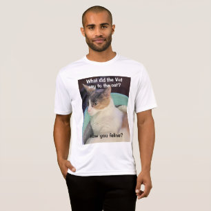 Hoe gaat het met je katachtige? Mannen Hoodie T-shirt