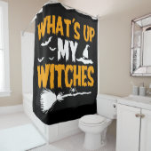 Hoe gaat het met mijn heksen? douchegordijn (In situ)