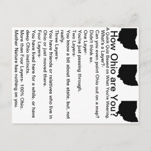 Hoe gaat het met Ohio? Briefkaart