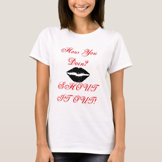 Hoe gaat het? T-shirt (Voorkant)