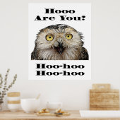 Hoe gaat het? Wie ben jij? Poster (Keuken)