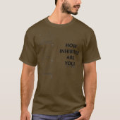Hoe geremd bent u enzym kinetiek Humor T-shirt (Voorkant)