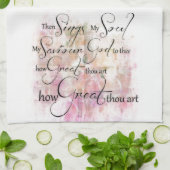 Hoe geweldig je danshanddoek theedoek (Gevouwen)