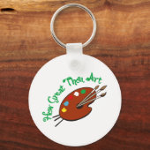 Hoe geweldig je kunst sleutelhanger (Voorkant)