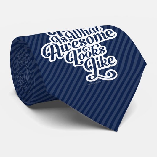 Hoe Geweldige ziet er uit (D1) Stropdas (Opgerold)