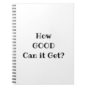 Hoe goed kan het worden? notitieboek